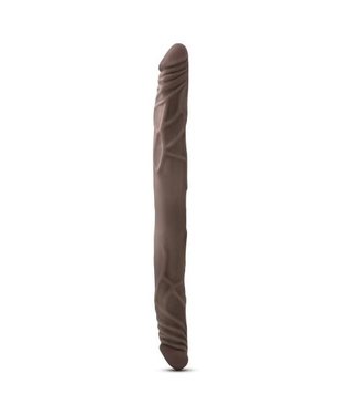 Dr Skin Dr. Skin - Realistische Dubbele Dildo 35 cm - Chocolate