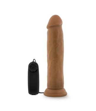 Dr Skin Dr. Skin - Dr. Throb Vibrator Met Zuignap 24 cm - Mocha