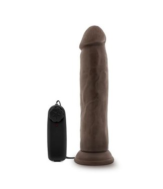 Dr Skin Dr. Skin - Dr. Throb Vibrator Met Zuignap 24 cm - Chocolate