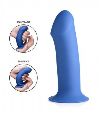 Squeeze-It Squeeze-It Dikke Dildo - Blauw