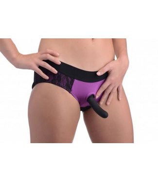 Strap U Envy Strap-on Harness with Dildo - Purple