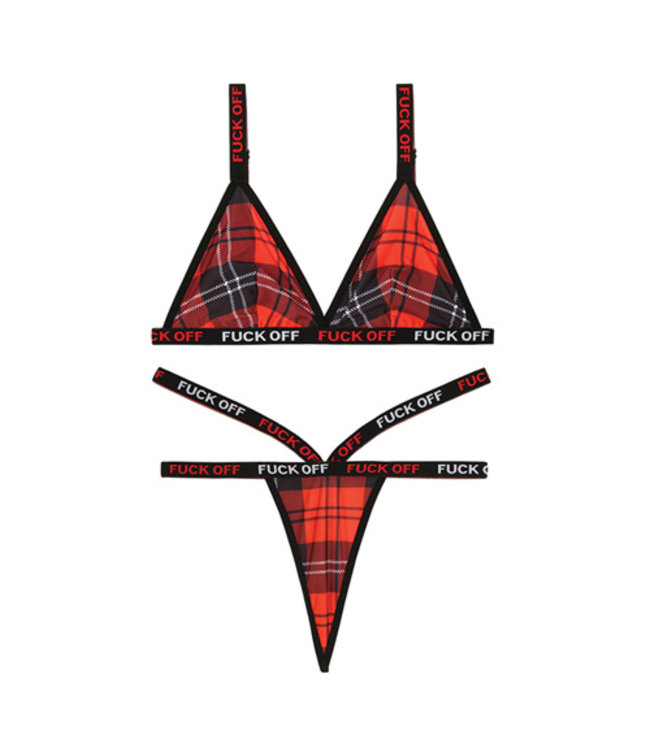 Vibes Fuck Off Bralette & Thong