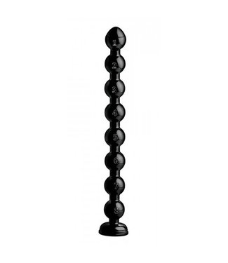 Hosed Beaded Thick Anal Snake Analdildo - 19 inch