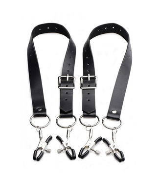 Master Series Spread Labia Spreader Straps with Clamps