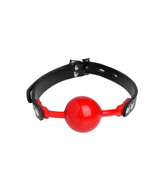 Master Series Bâillon-boule confort en silicone The Hush Gag