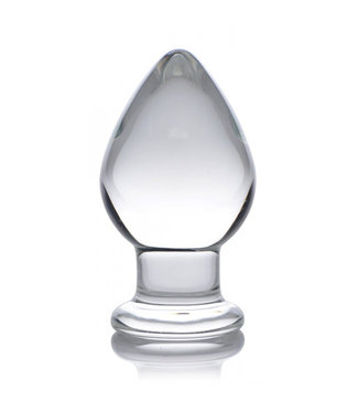 Prisms Erotic Glass Molten - XL Glazen Buttplug