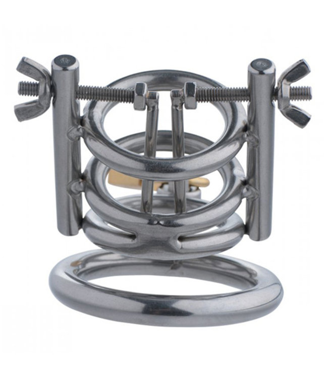 Master Series Deluxe Cleaver Urethral Spreader CBT Chastity Cage