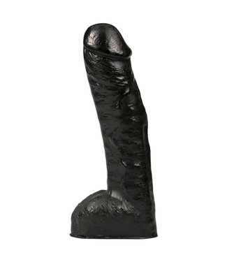 All Black Realistic Dildo 29 cm - Black