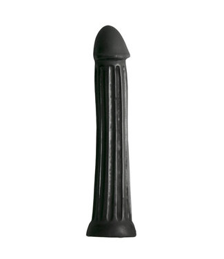 All Black Vibrador XXL de 31.5 cm - Negro