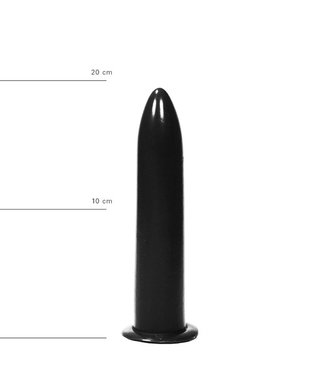 All Black Dildo 20 cm - Black