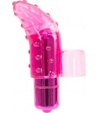 PowerBullet Frisky Vibromasseur pour doigt avec vibromasseur "bullet" - Rose