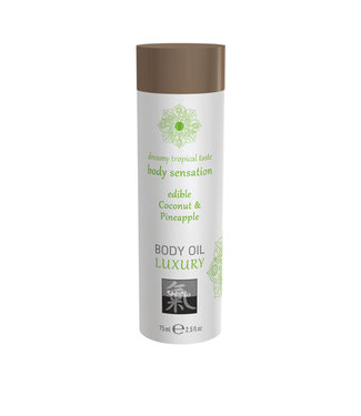 Shiatsu Luxury Body Oil Edible - Coconut & Pineapple