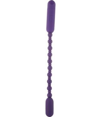 PowerBullet Bolas anales vibradoras Booty Beads - Violetas