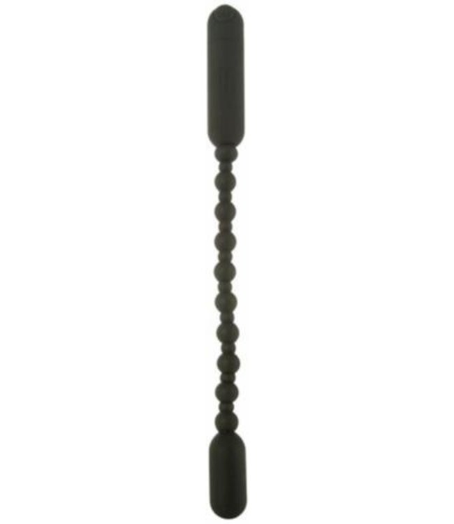 PowerBullet Bolas anales vibradoras Booty Beads - Negras