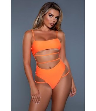 Be Wicked Swimwear Bañador Venetia - Naranja