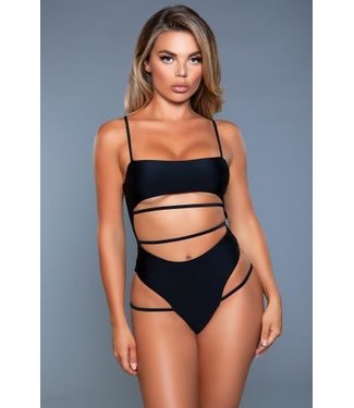 Be Wicked Swimwear Bañador Venetia - Negro