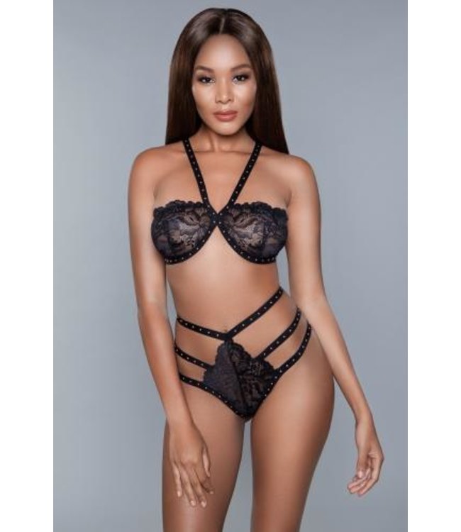 Be Wicked Soutien-gorge Thana 2 parties avec clous