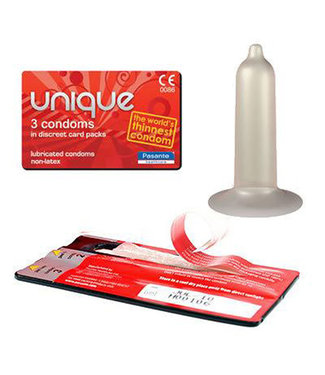 Pasante Condones Pasante Unique Latexfree 3pcs