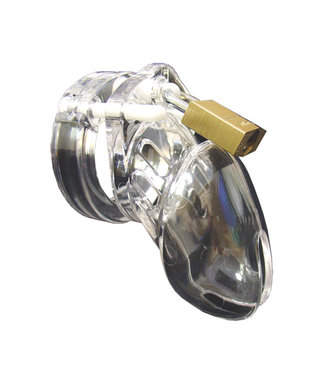 CB-X CB-6000S Chastity Cage - Transparente - 37 mm