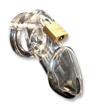 CB-X CB-6000 Chastity Cage - Clear - 37 mm