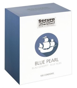 Secura Kondome Condones Secura Blue Pearl - 100 Piezas