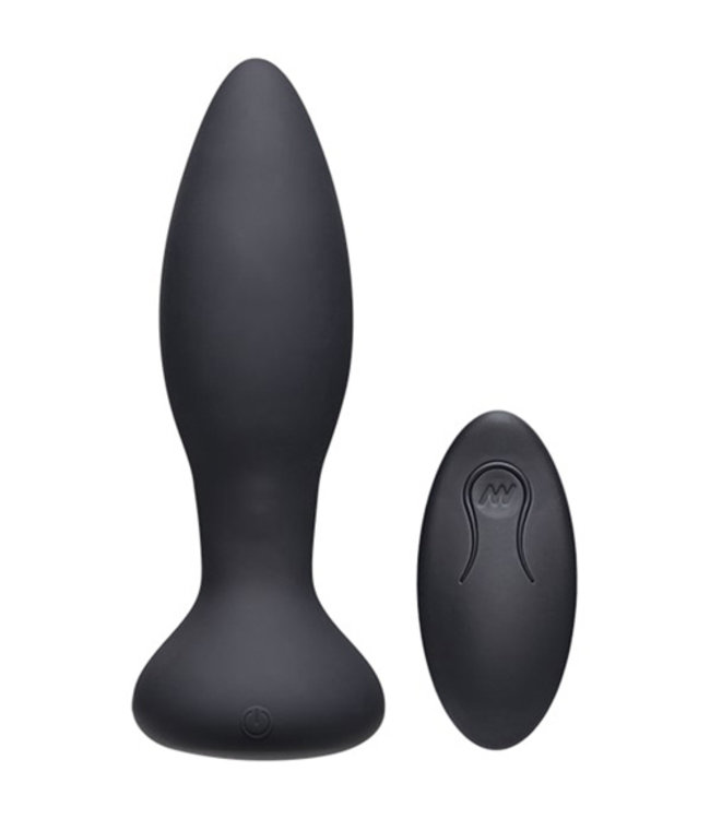 A-Play Vibe Experienced Vibrating Butt Plug - Black