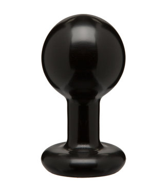 The Classics Round Butt Plug - Medium - Black