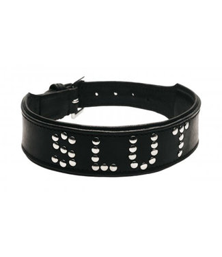 Strict Leather Studded Leather Slut Collar