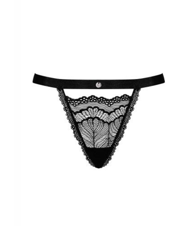Obsessive Isabellia Sexy Kanten String - Zwart