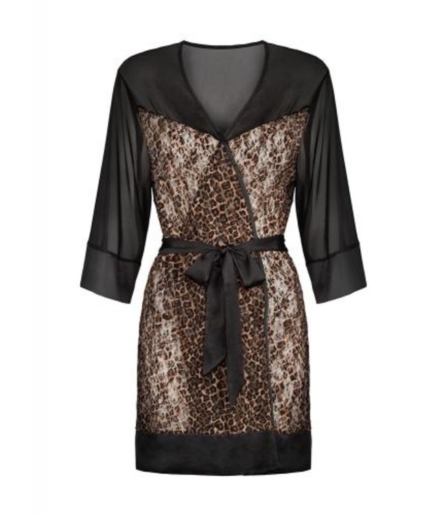 Obsessive Allunes Kimono Luipaardprint - Curvy