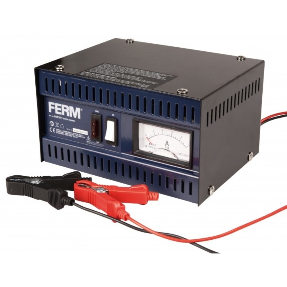 Ferm Acculader 6V en 12V 5A BCM1021 kopen? (Tip) Piet van Walsem B.V.