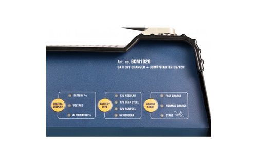 Ferm - Acculader met starthulp 6V-12V - BCM1020