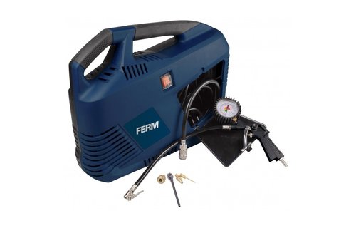 Ferm - Draagbare compressor 1100W - CRM1049