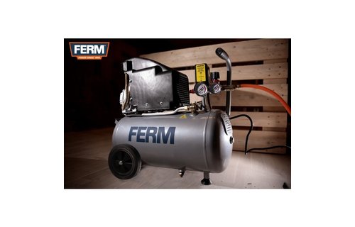 Ferm - Compressor 24 liter oliegesmeerd - CRM1045