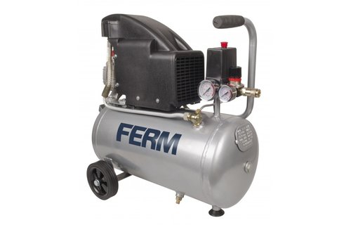 Ferm - Compressor 24 liter oliegesmeerd - CRM1045