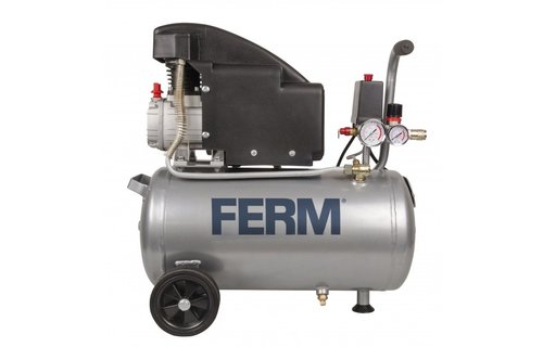 Ferm - Compressor 24 liter oliegesmeerd - CRM1045