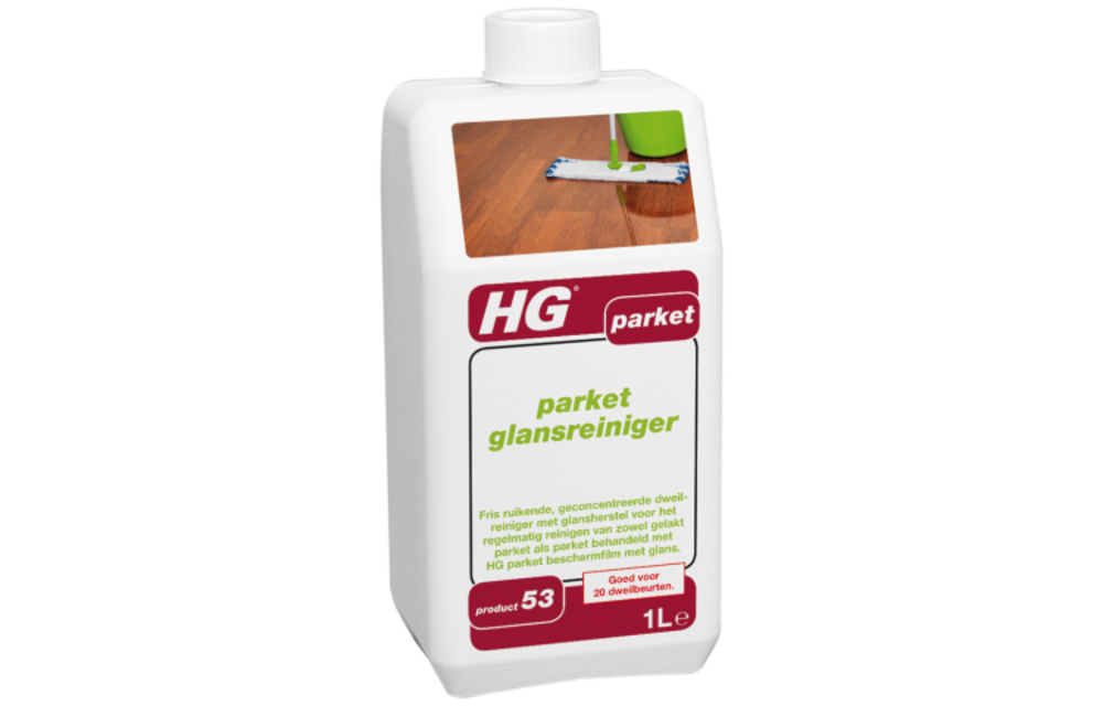 HG - Parket glansreiniger - met Glans - 1 Liter