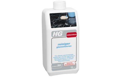 HG - Natuursteen reiniger - streeploze Glansvloeren - 1 Liter