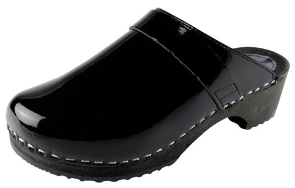 BigHorn - 6006 clog zwart lak - Maat 42