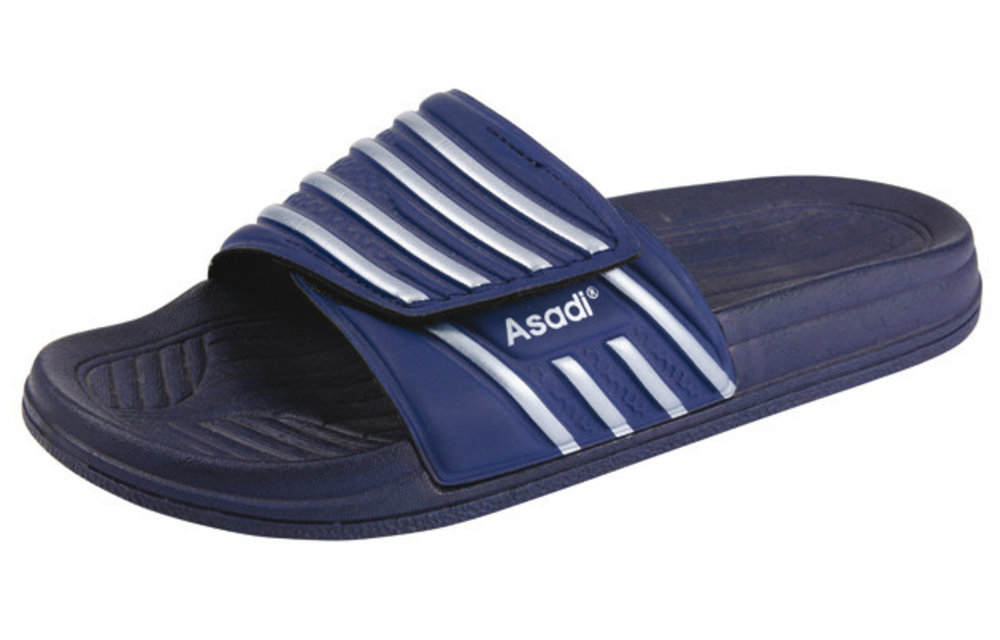 Asadi - 6365 badslipper pvc blauw - Maat 46