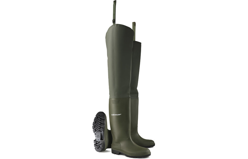 Dunlop - 386VP lieslaars groen - Maat 46