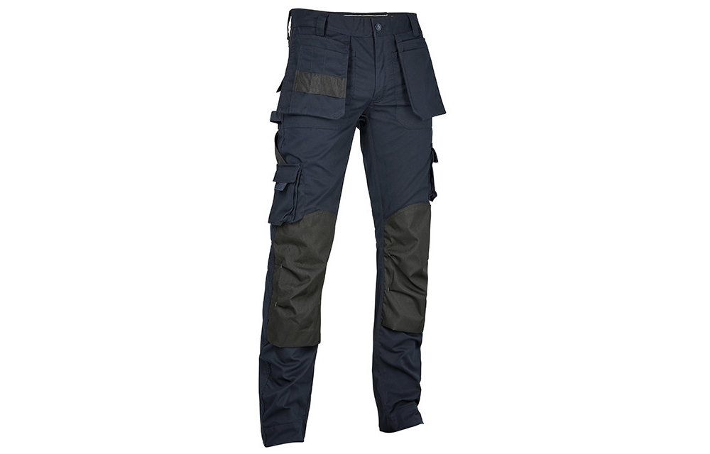4WORK-Alicante werkbroek met gereedschapszakken navy/zwart - Maat 62