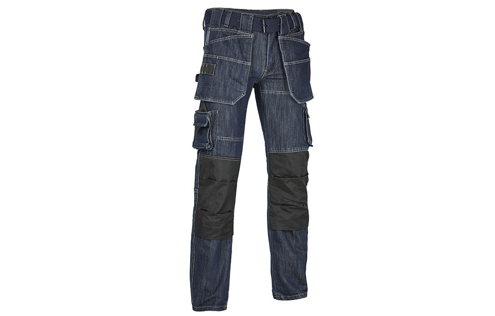 4WORK - Malaga denim werkbroek lengte 34" - Maat 36
