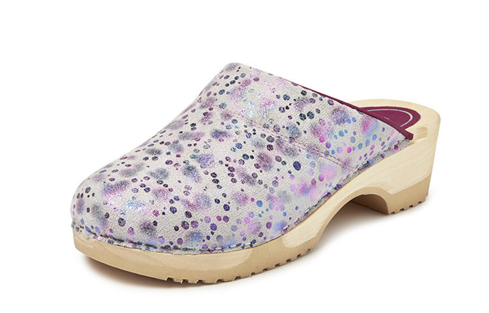 Bighorn - 3630 clog buigzame zool space licht roze - Maat 39