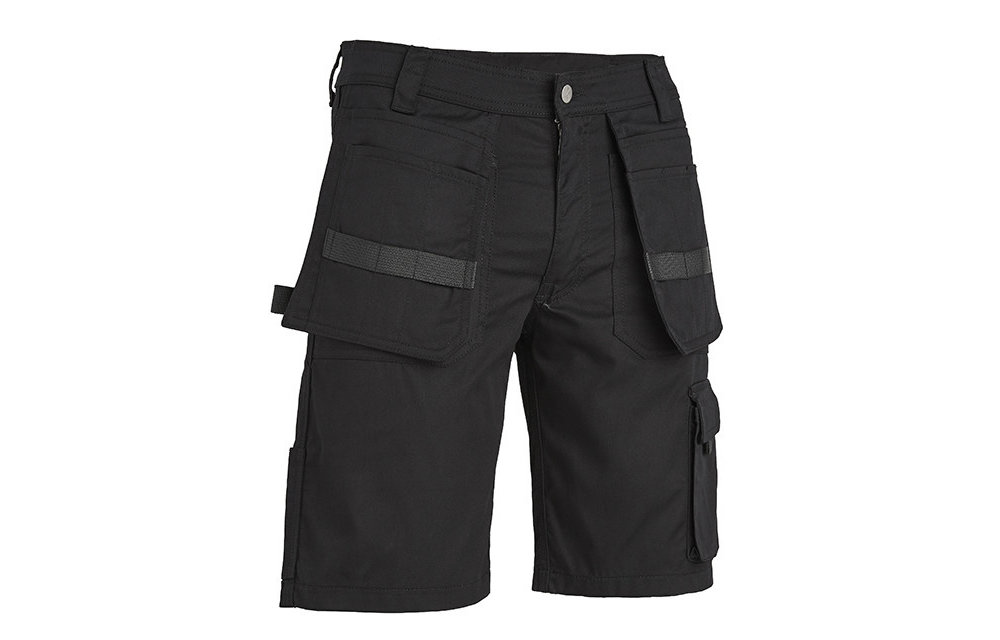 4WORK - Murcia multipocket werkshort zwart - Maat 50