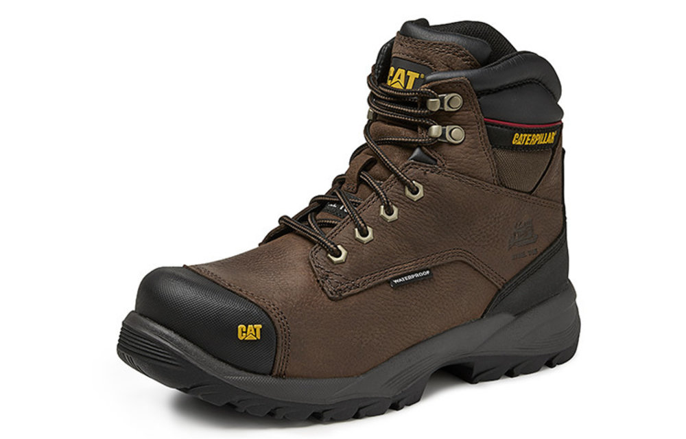 CAT - Spiro P722166 hoge veiligheidsschoen S3 bruin - Maat 46