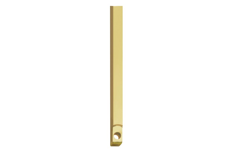 Stangenset deurespagnolet 2 x 125 cm messing gelakt