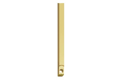 Stangenset deurespagnolet 2 x 125 cm messing gelakt