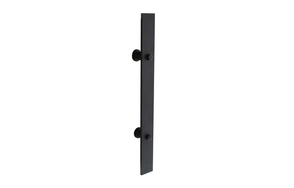 Intersteel Deurgreep 800 x 40 mm mat zwart