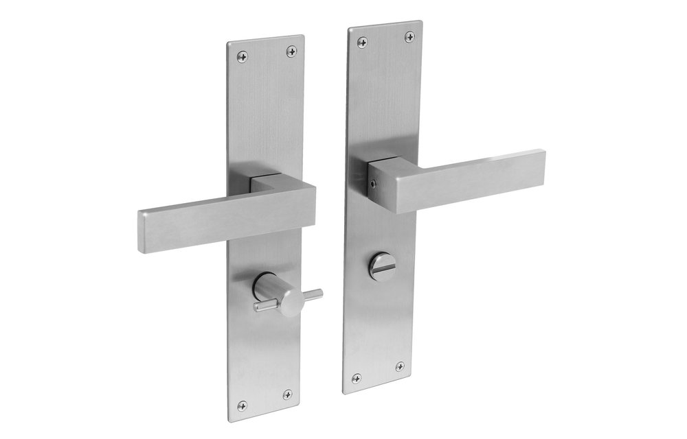 Intersteel Deurkruk Amsterdam met schild WC63/8 rvs geborsteld